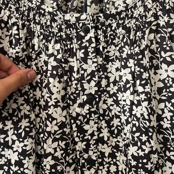 0308 - THE NINES by HATCH Women’s XL Floral Print Maternity Blouse 3/4 Sleeves - Picture 6 of 6